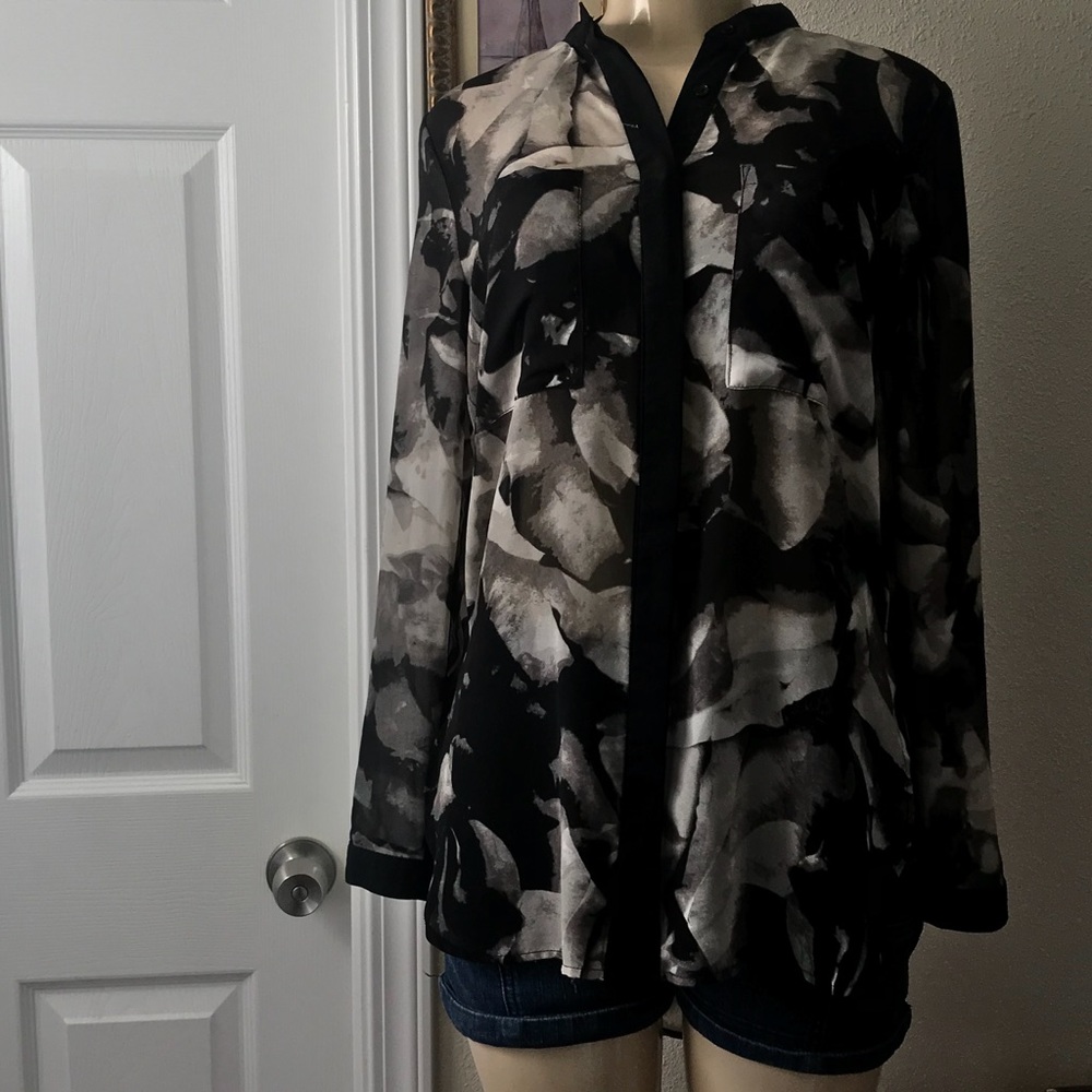 MOSSIMO:|Button Up Hi-Low Shirt.Women’s:Size:XS/TP